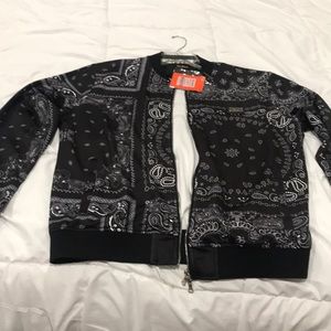 Well Known studios Gramercy track jacket size XL.. oversized, fits like a 48 XXL